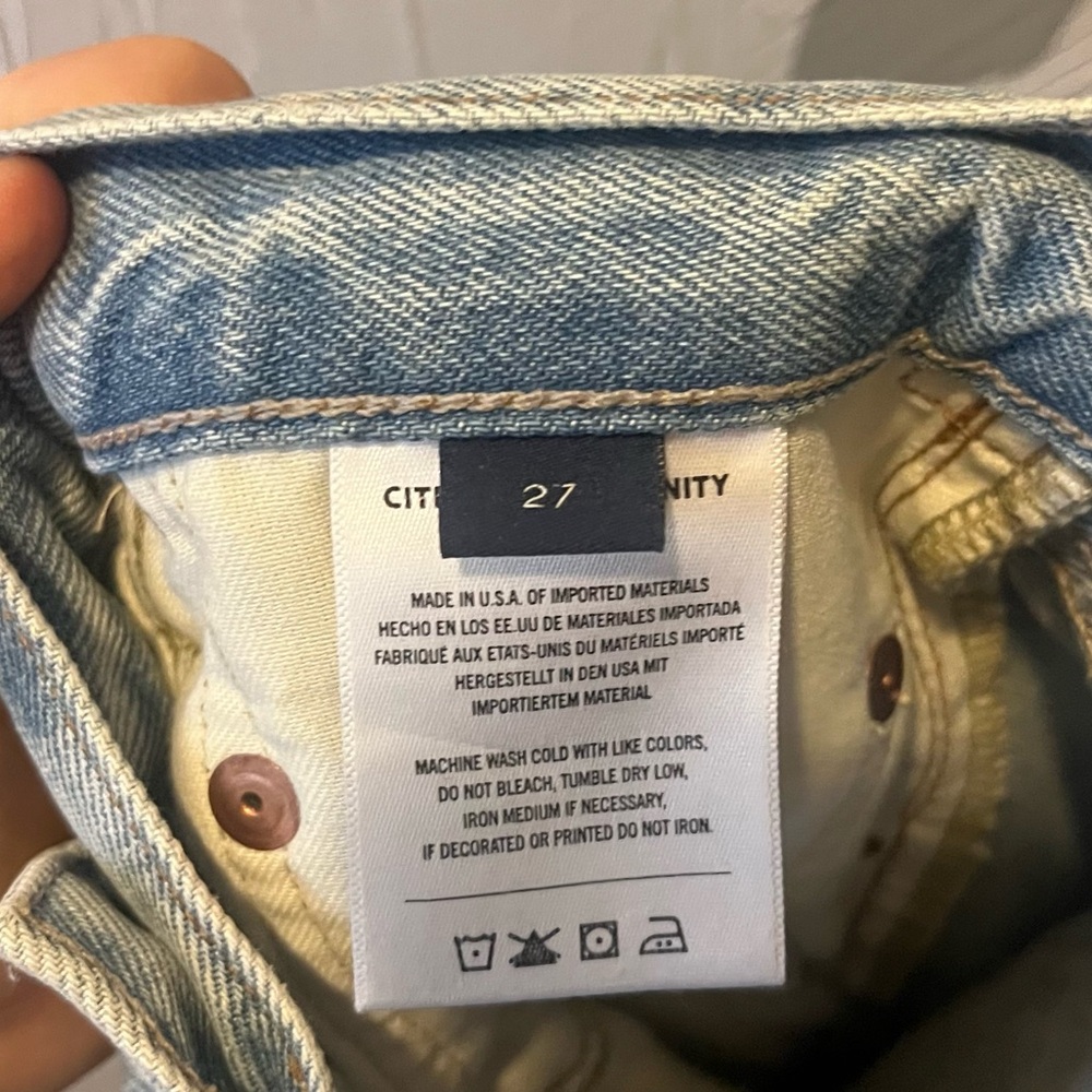 Citizens of Humanity High Rise Horseshoe Barrel Jeans size 27 - Picture 14 of 14